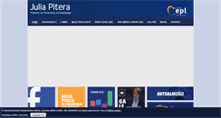 Desktop Screenshot of juliapitera.pl