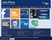 Tablet Screenshot of juliapitera.pl